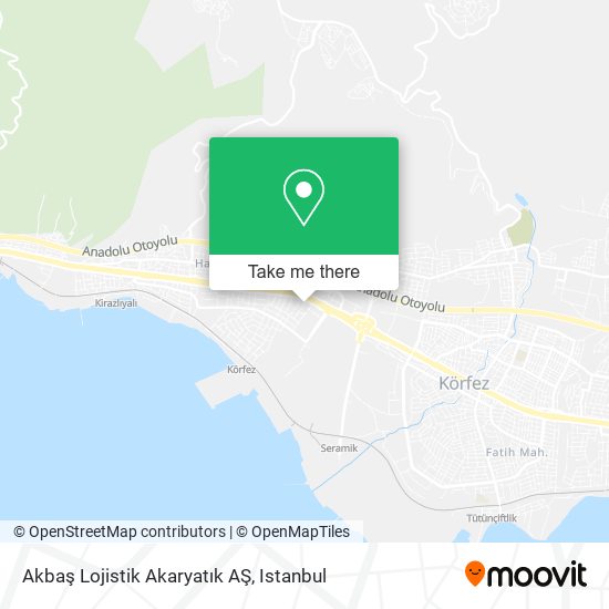 Akbaş Lojistik Akaryatık AŞ map