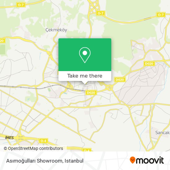 Asımoğulları Showroom map