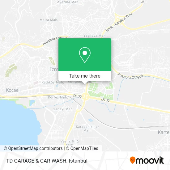 TD GARAGE & CAR WASH map