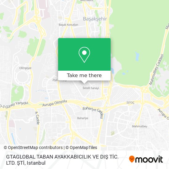 GTAGLOBAL TABAN AYAKKABICILIK VE DIŞ TİC. LTD. ŞTİ map