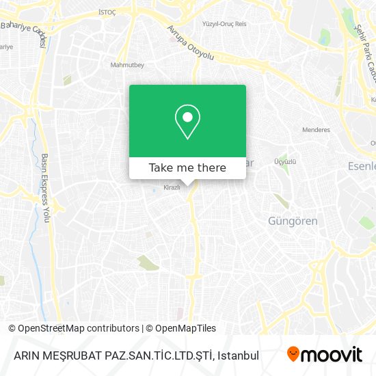 ARIN MEŞRUBAT PAZ.SAN.TİC.LTD.ŞTİ map