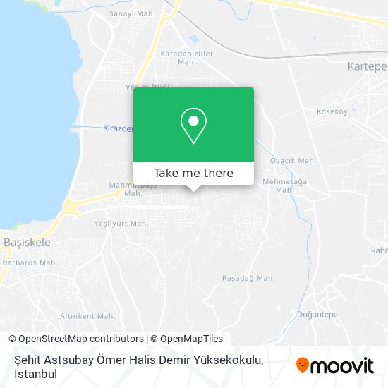 Şehit Astsubay Ömer Halis Demir Yüksekokulu map
