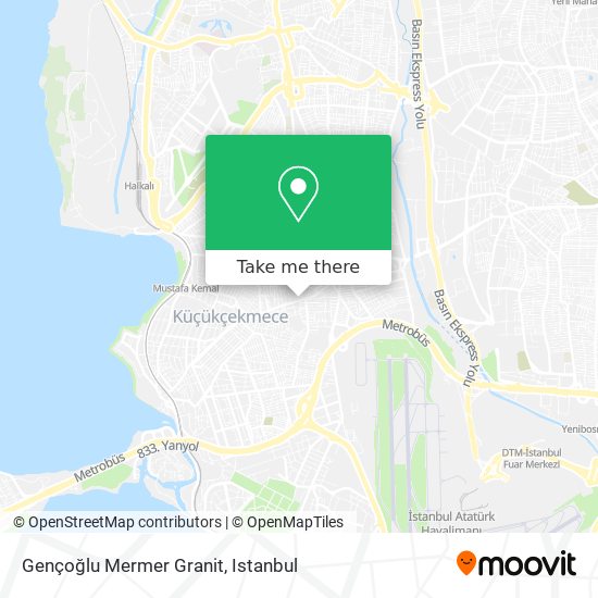 Gençoğlu Mermer Granit map