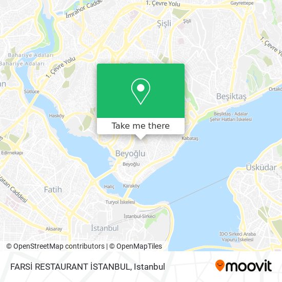 FARSİ RESTAURANT İSTANBUL map