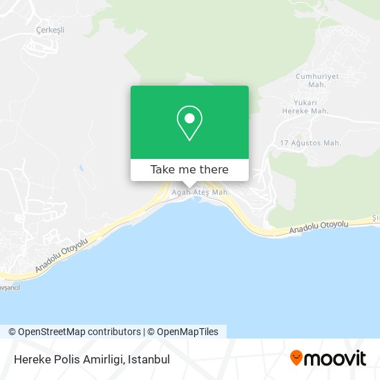 Hereke Polis Amirligi map