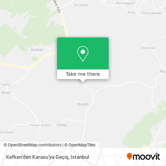 Kefken'den Karasu'ya Geçiş map