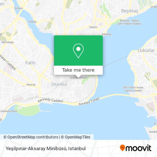 Yeşilpınar-Aksaray Minibüsü map