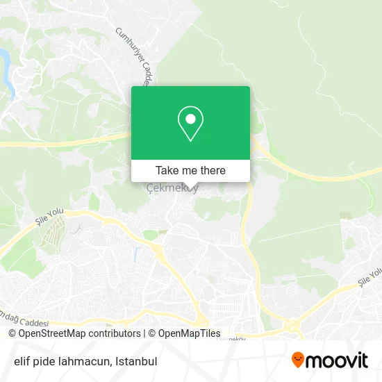 elif pide lahmacun map