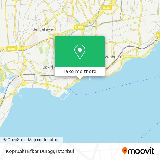 Köprüaltı Efkar Durağı map