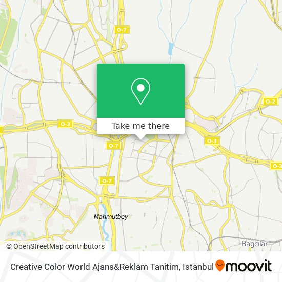 Creative Color World Ajans&Reklam Tanitim map