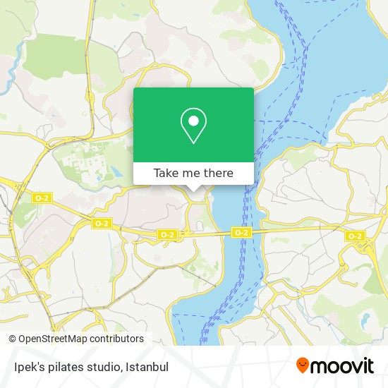 Ipek's pilates studio map