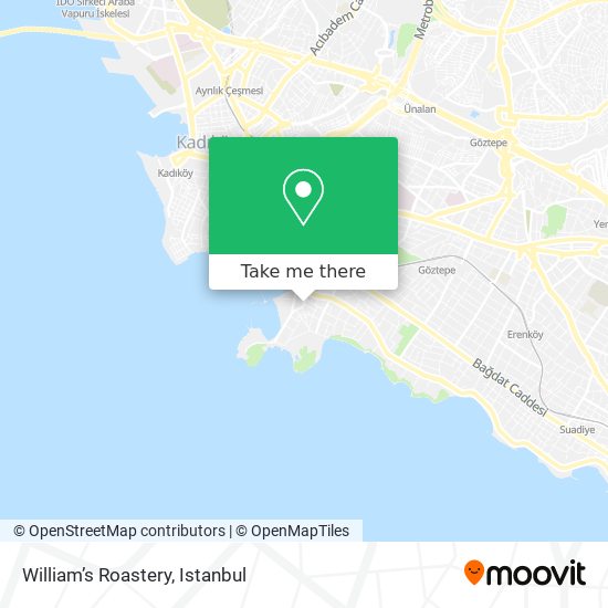 William’s Roastery map