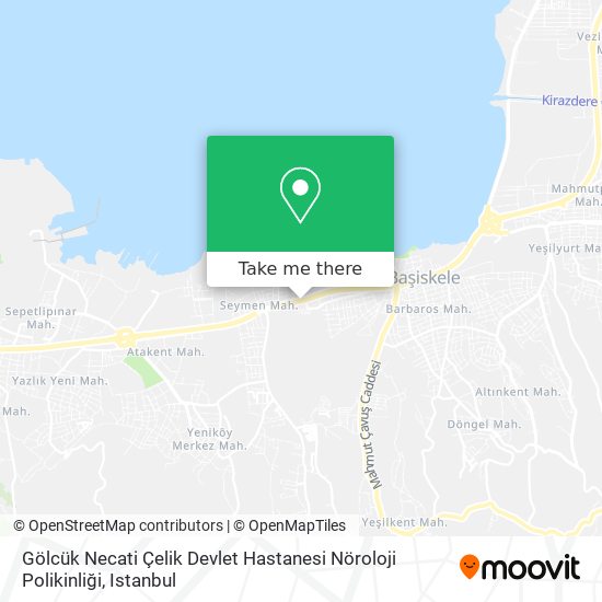 Gölcük Necati Çelik Devlet Hastanesi Nöroloji Polikinliği map