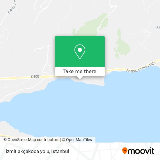 izmit akçakoca yolu map