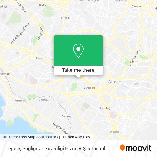 Tepe İş Sağlığı ve Güvenliği Hizm. A.Ş map