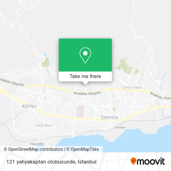 121 yahyakaptan otobusunde map