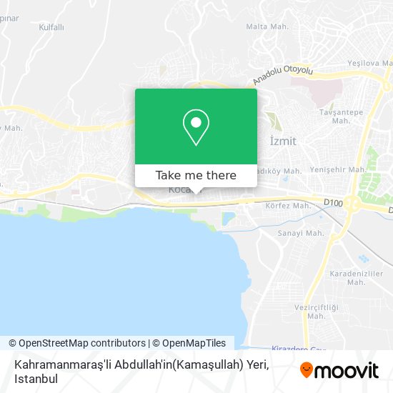 Kahramanmaraş'li Abdullah'in(Kamaşullah) Yeri map