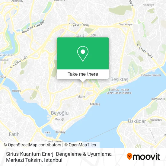 Sirius Kuantum Enerji Dengeleme & Uyumlama Merkezi Taksim map