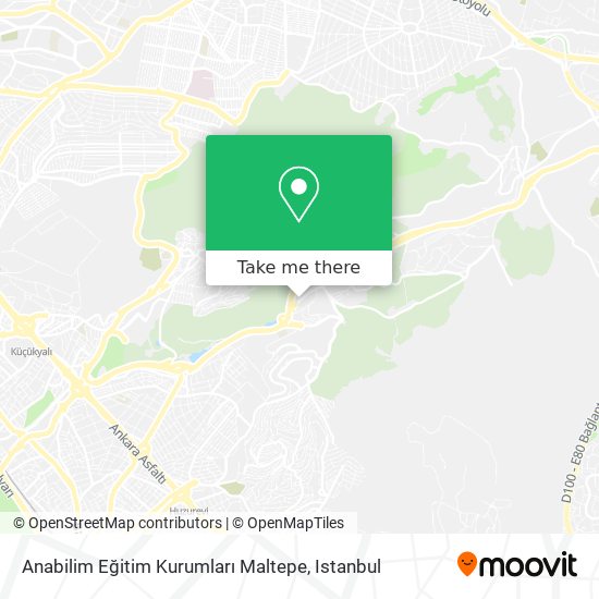 Anabilim Eğitim Kurumları Maltepe map