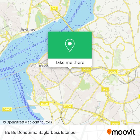 Bu Bu Dondurma Bağlarbaşı map