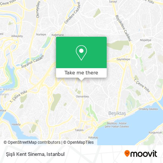 Şişli Kent Sinema map