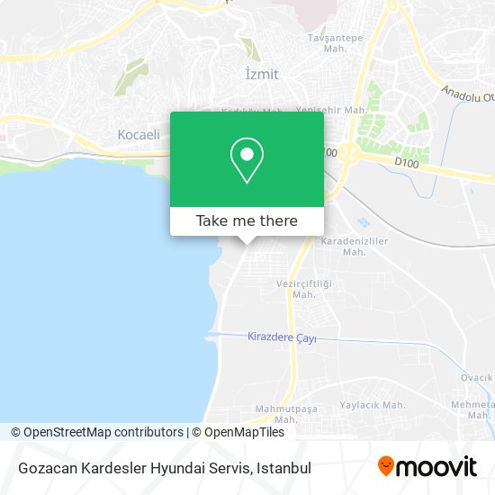 Gozacan Kardesler Hyundai Servis map