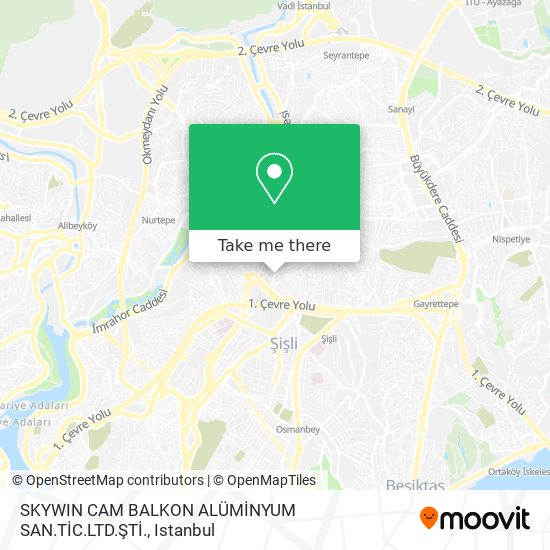 SKYWIN CAM BALKON ALÜMİNYUM SAN.TİC.LTD.ŞTİ. map