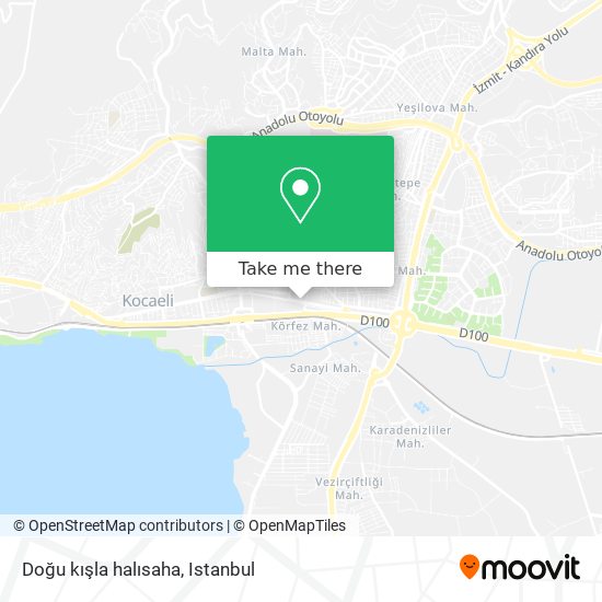 Doğu kışla halısaha map