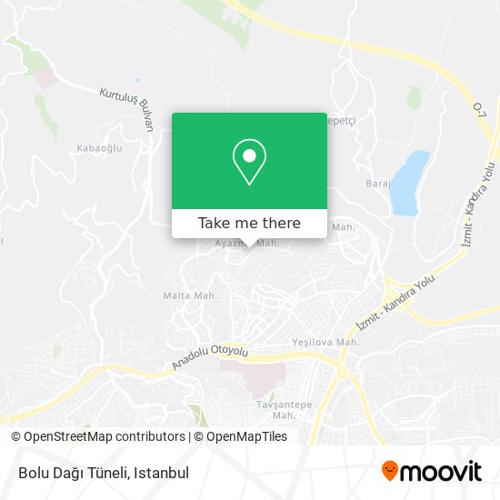 Bolu Dağı Tüneli map