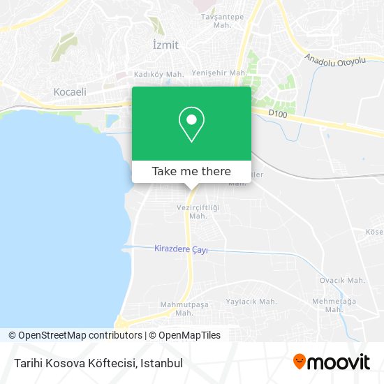 Tarihi Kosova Köftecisi map