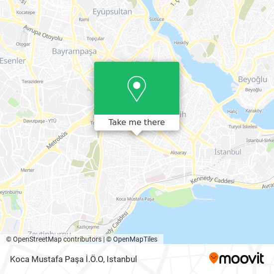 Koca Mustafa Paşa İ.Ö.O map
