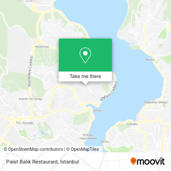 Palet Balık Restaurant map