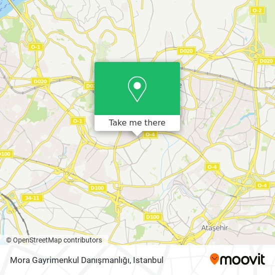 Mora Gayrimenkul Danışmanlığı map