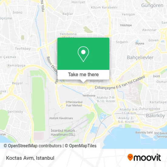 Koctas Avm map