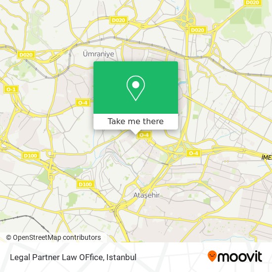 Legal Partner Law OFfice map