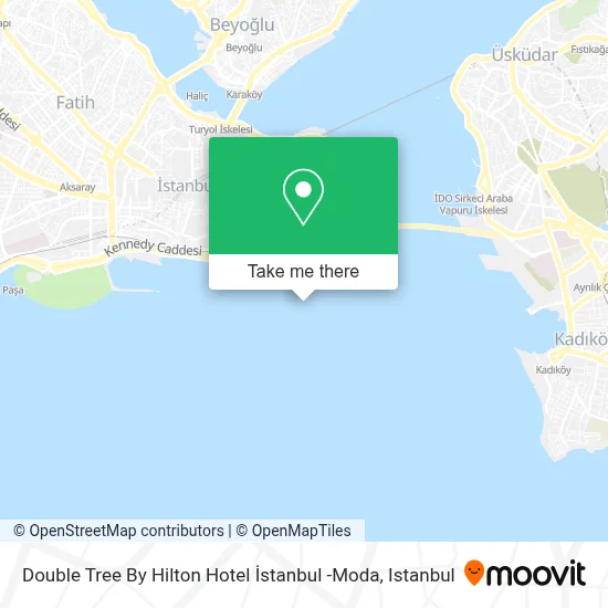 Double Tree By Hilton Hotel İstanbul -Moda map