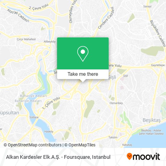 Alkan Kardesler Elk.A.Ş. -  Foursquare map