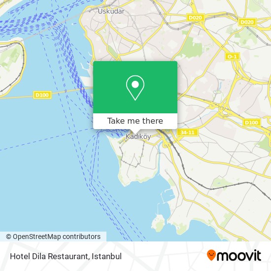 Hotel Dila Restaurant map