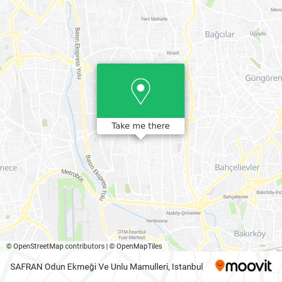 SAFRAN Odun Ekmeği Ve Unlu Mamulleri map