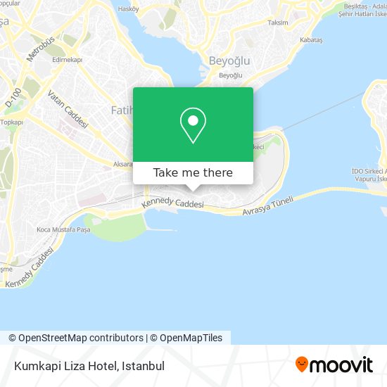 Kumkapi Liza Hotel map