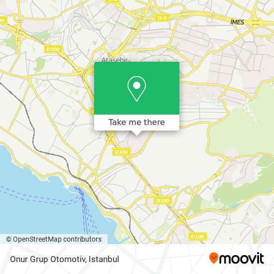 Onur Grup Otomotiv map