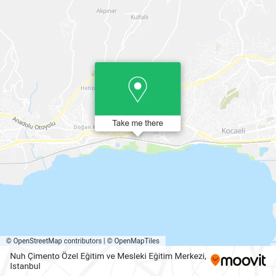 Nuh Çimento Özel Eğitim ve Mesleki Eğitim Merkezi map
