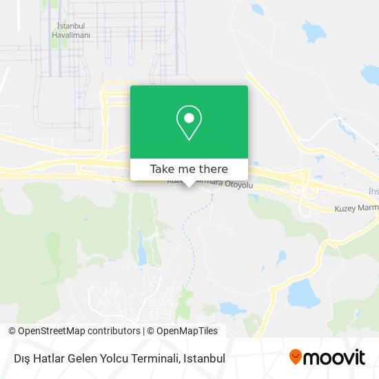 Dış Hatlar Gelen Yolcu Terminali map