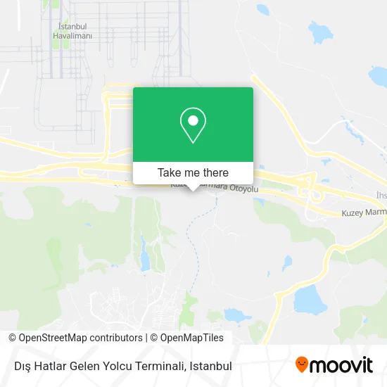 Dış Hatlar Gelen Yolcu Terminali map