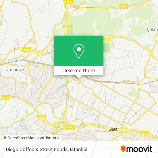 Diego Coffee & Street Foods map