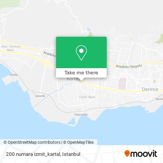 200 numara izmit_kartal map