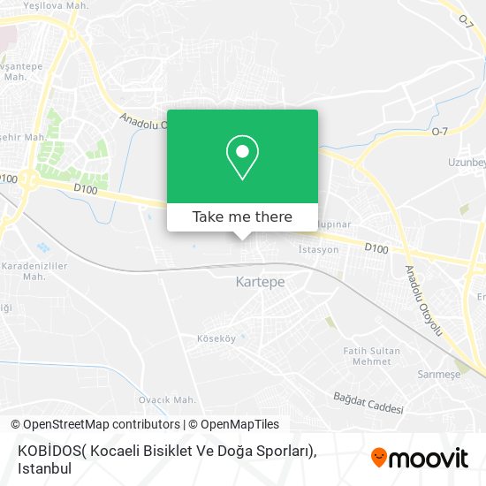 KOBİDOS( Kocaeli Bisiklet Ve Doğa Sporları) map