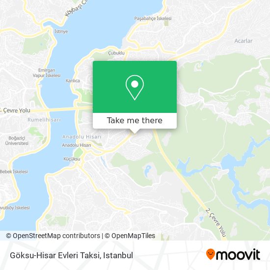 how to get to goksu hisar evleri taksi in beykoz by bus or cable car