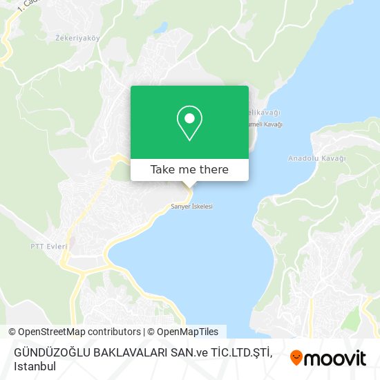 GÜNDÜZOĞLU BAKLAVALARI SAN.ve TİC.LTD.ŞTİ map