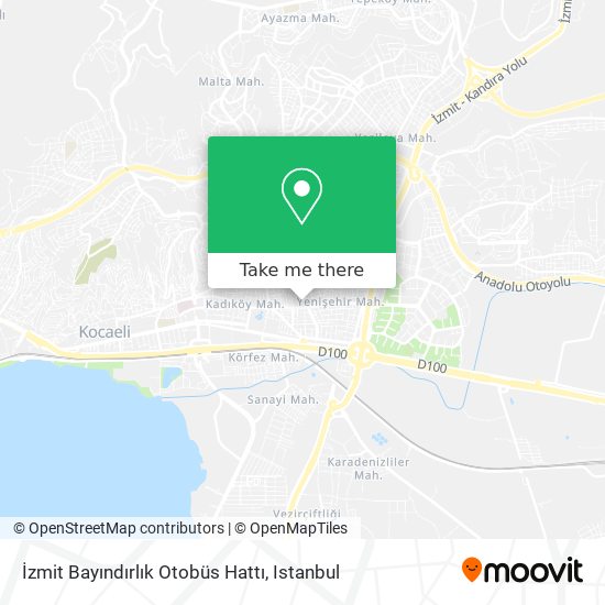 İzmit Bayındırlık Otobüs Hattı map